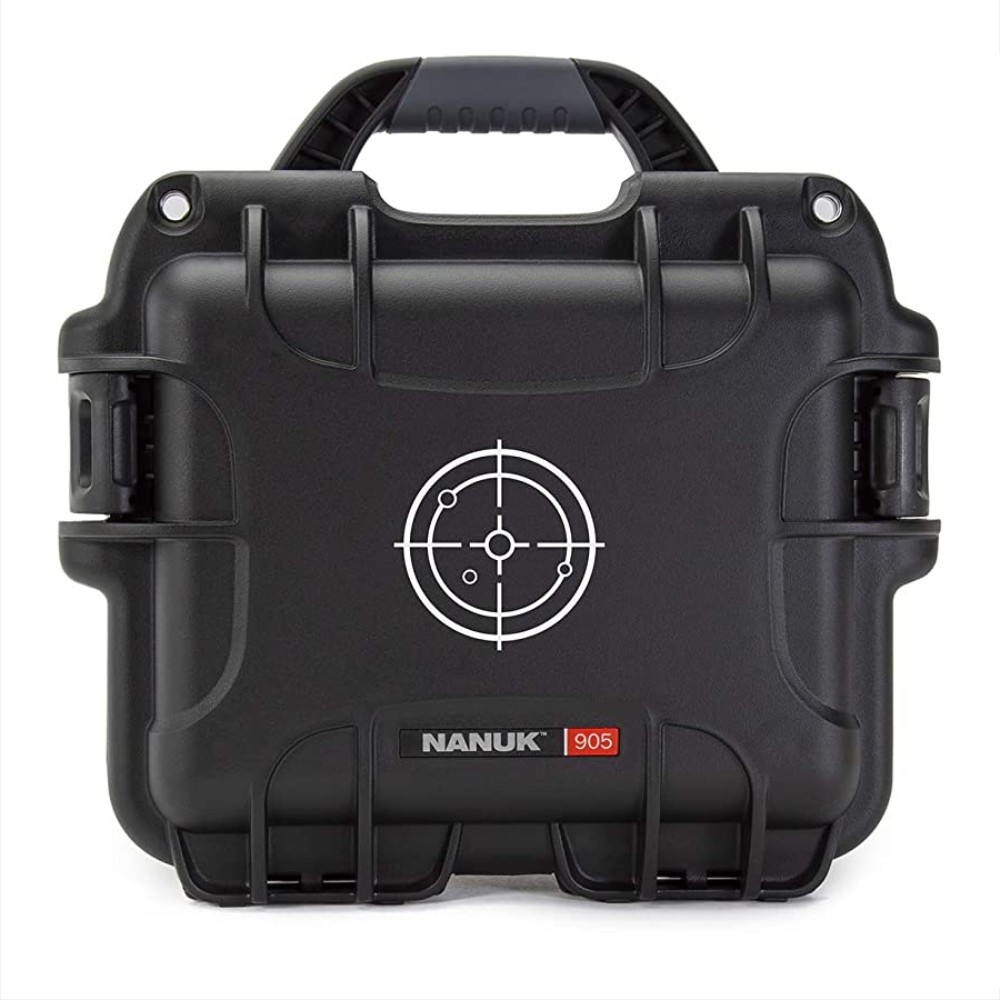 Nanuk 905 Case 905 empty - w/white target Logo - Black