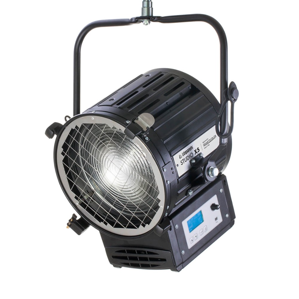 Litepanels Studio X5 Bi-Color 200W LED Fresnel (pole operated, UK power cable)